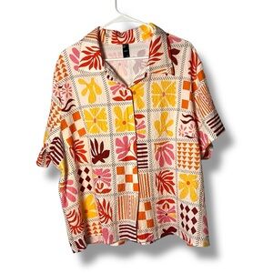 Cider floral camp shirt